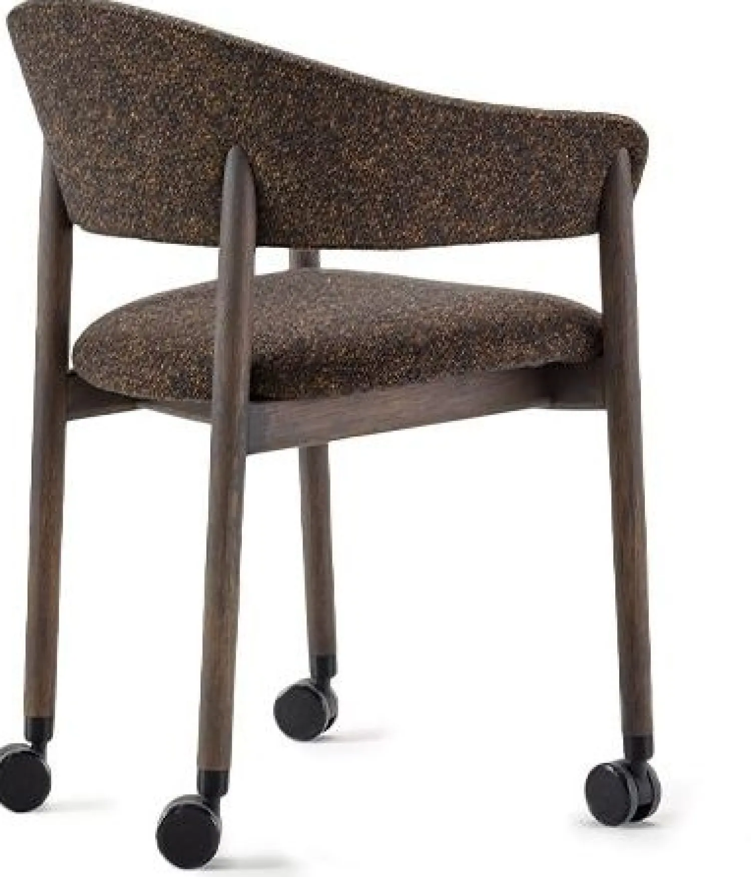 Design Stoelen|Eetkamerstoelen Met Armleuning-Arco Home-Work Eetkamerstoel Cognac