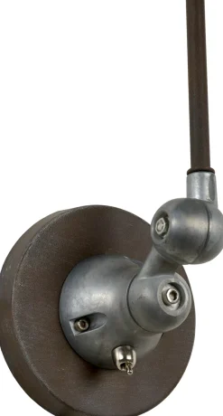 Industriële Wandlampen|Wandlampen-Lucide Honore Wandlamp Roest Bruin