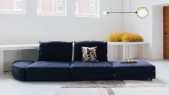 Elementenbanken-Zuiver Hunter Poef Navy