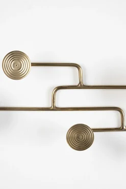 Kapstokken-Bold Monkey Hypnotising Kapstok Brass