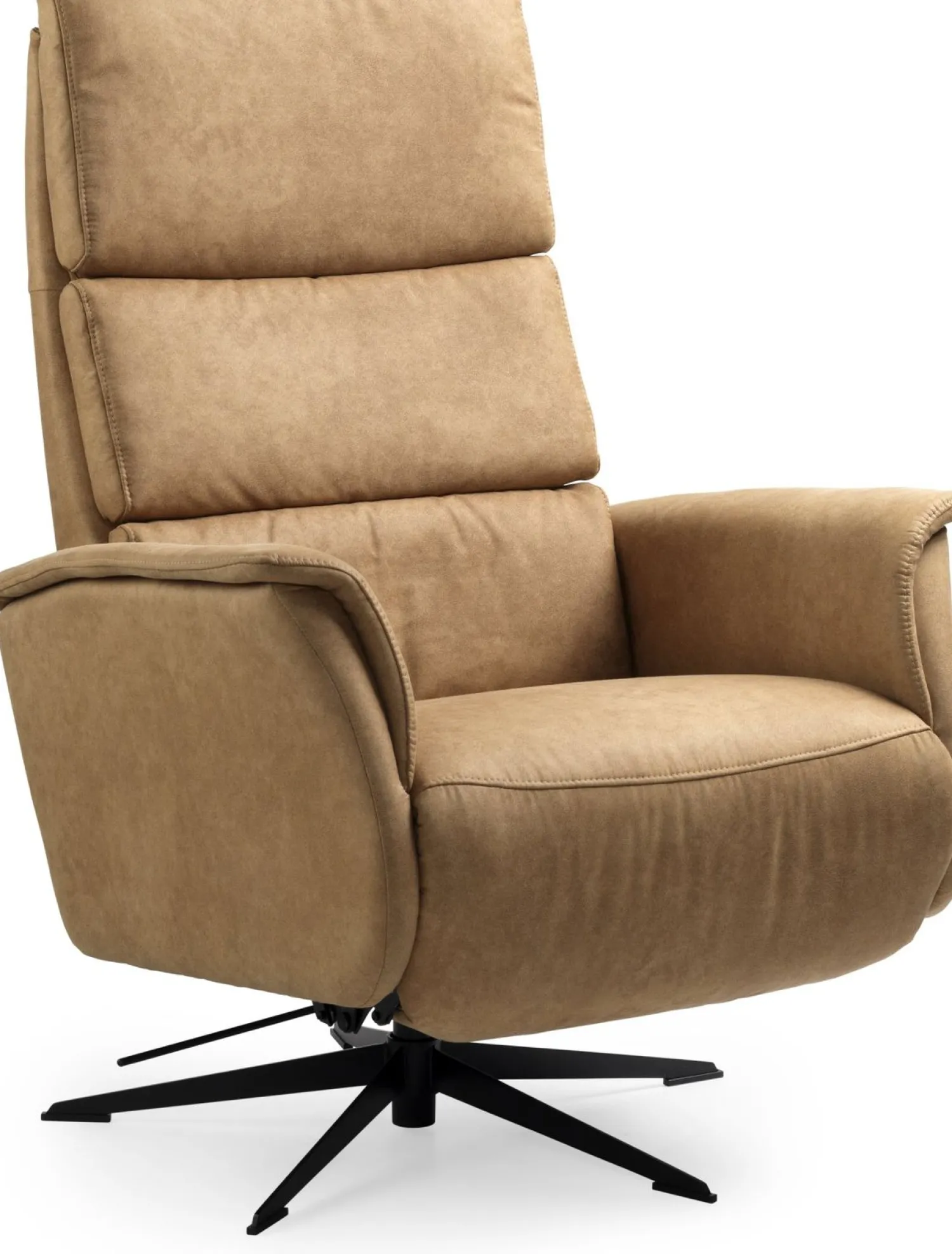 Draaifauteuils|Relaxfauteuils-Feelings Wonen Ian Relaxfauteuil Caramel