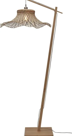 Vloerlampen|Vloerlampen-Good&Mojo Ibiza L Vloerlamp Natural, Grey