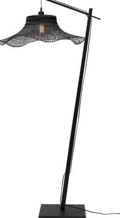 Vloerlampen|Vloerlampen-Good&Mojo Ibiza L Vloerlamp Black