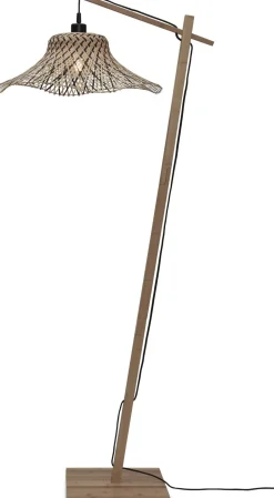 Vloerlampen|Vloerlampen-Good&Mojo Ibiza S Vloerlamp Natural, Black