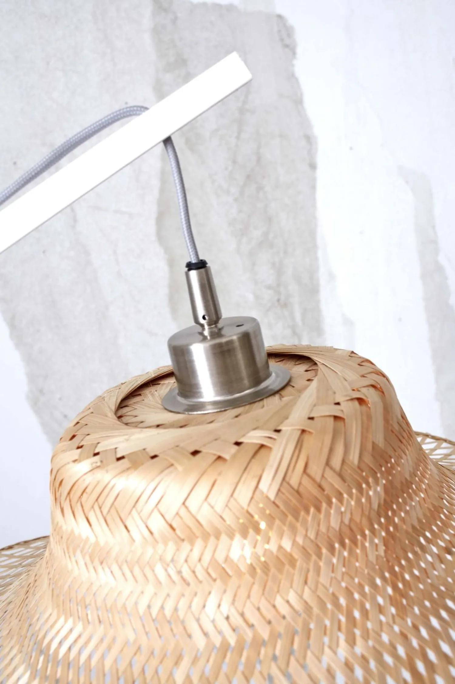 Vloerlampen|Vloerlampen-Good&Mojo Ibiza S Vloerlamp White, Natural, Grey