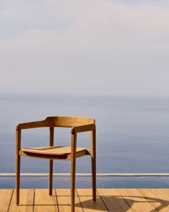 Tuinstoelen-Kave Home Icaro Tuinstoel Naturel