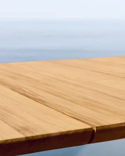 Tuintafels|Houten Eettafels-Kave Home Icaro Tuintafel Naturel