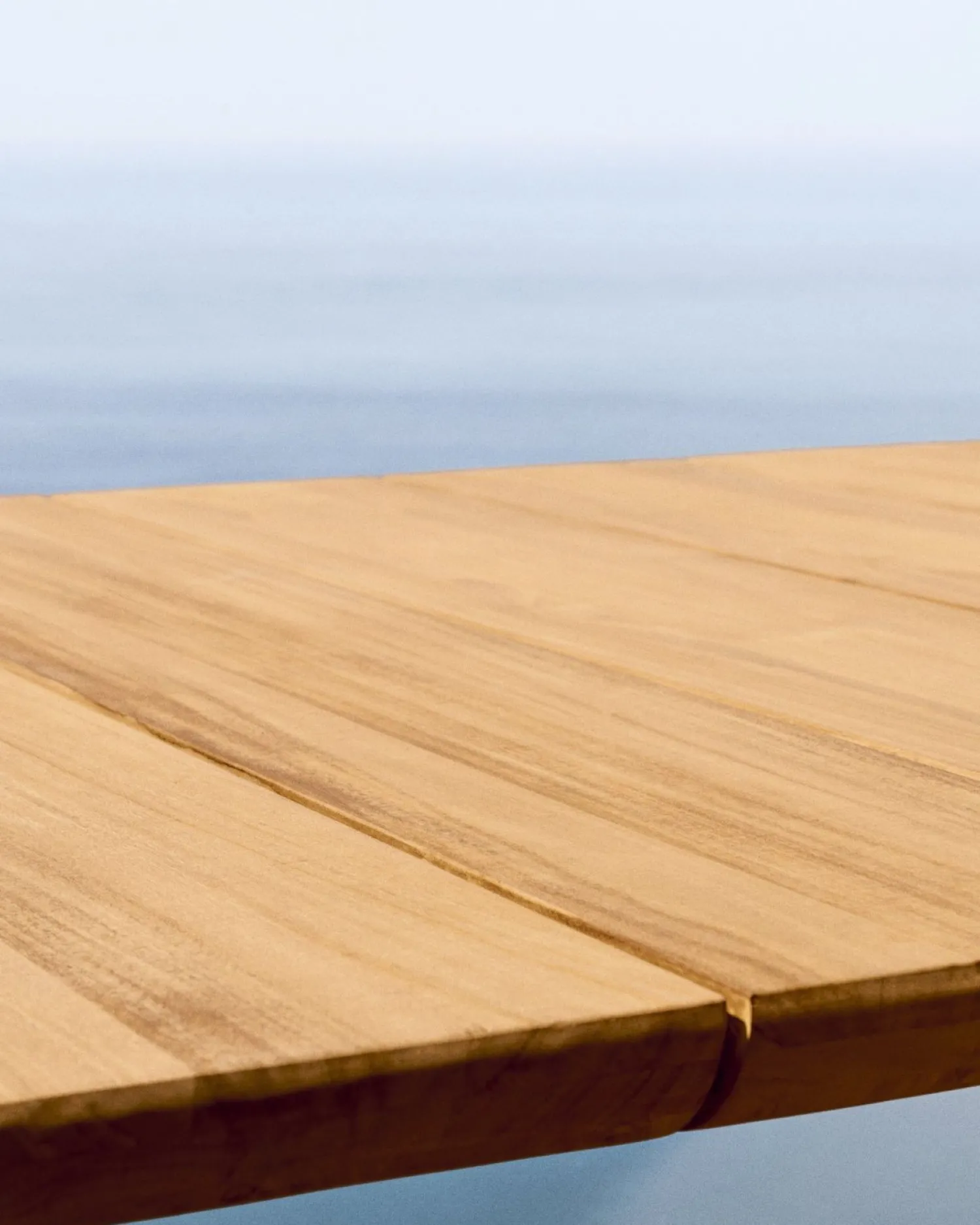 Tuintafels|Houten Eettafels-Kave Home Icaro Tuintafel Naturel