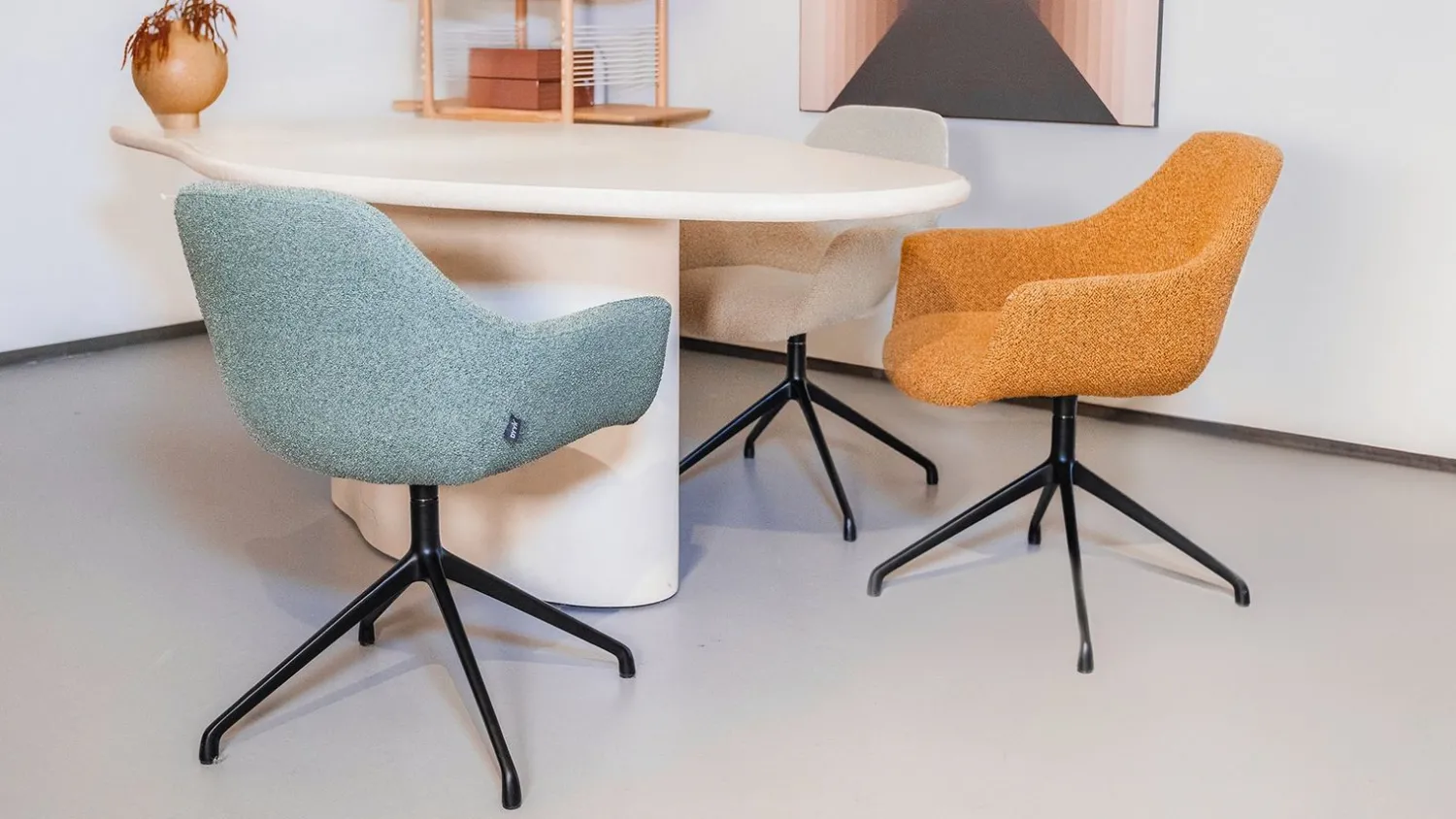 Eetkamerstoelen Met Armleuning-Eijerkamp Collectie Ids Eetkamerstoel Light Green