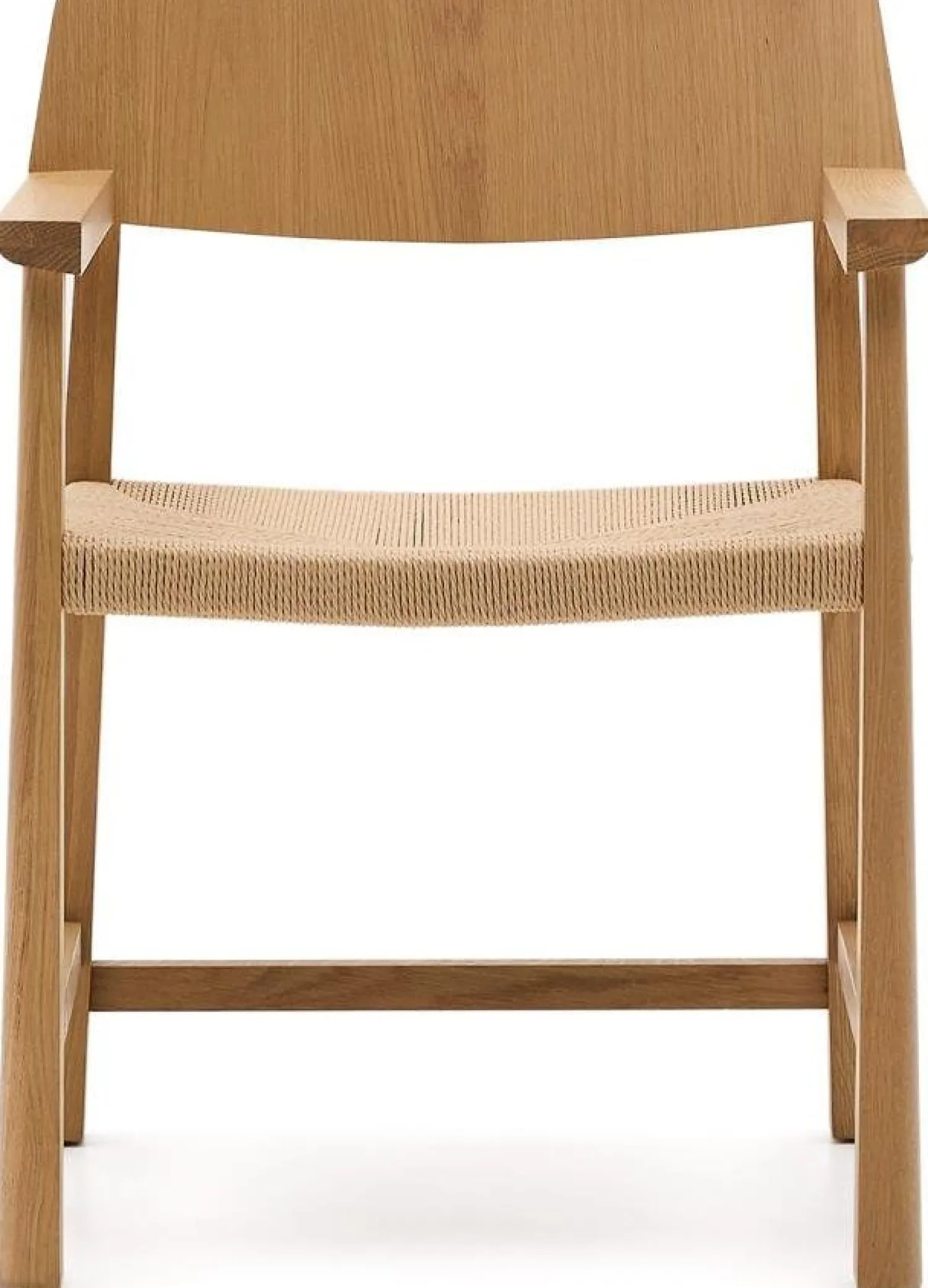 Eetkamerstoelen Met Armleuning-Kave Home Idun Eetkamerstoel Naturel