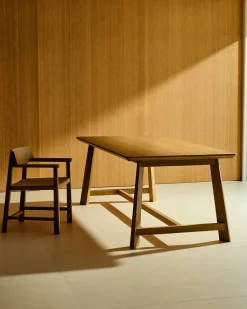 Houten Eettafels-Kave Home Idun Eettafel Naturel