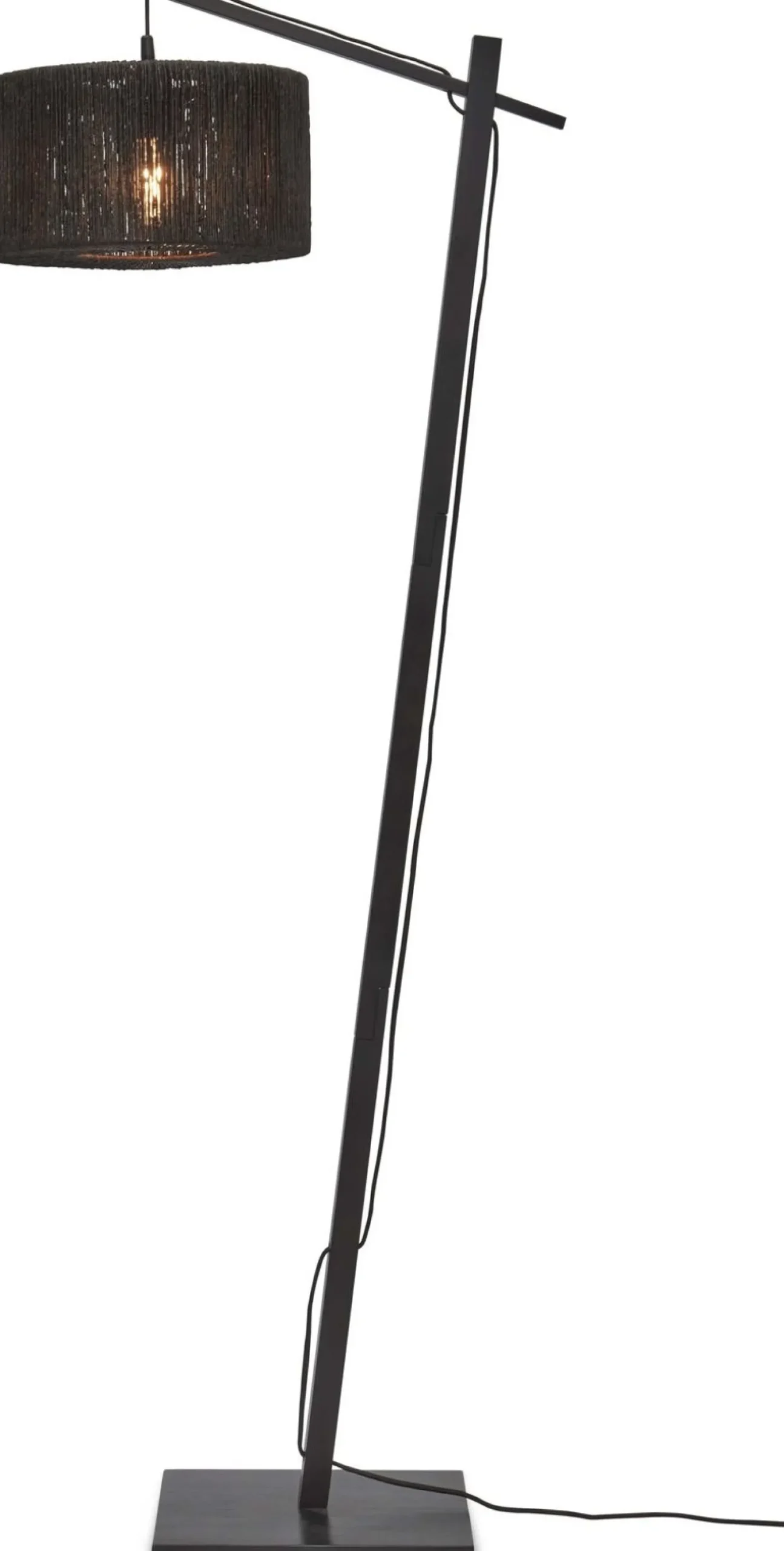 Vloerlampen|Vloerlampen-Good&Mojo Iguazu 1 Arm Vloerlamp Black