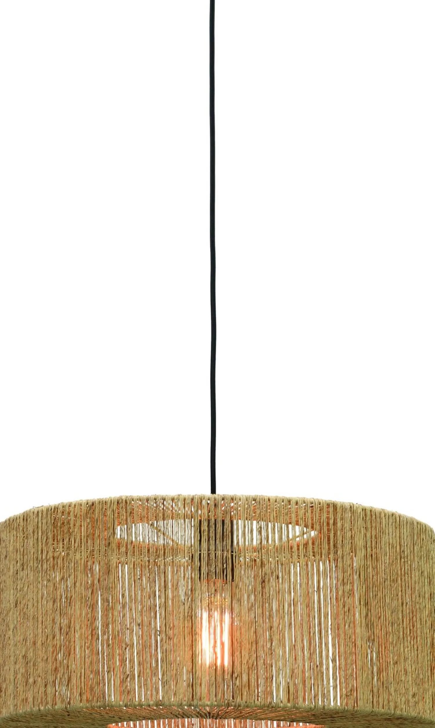 Industriële Hanglampen|Industriële Hanglampen-Good&Mojo Iguazu Rond Hanglamp Natural