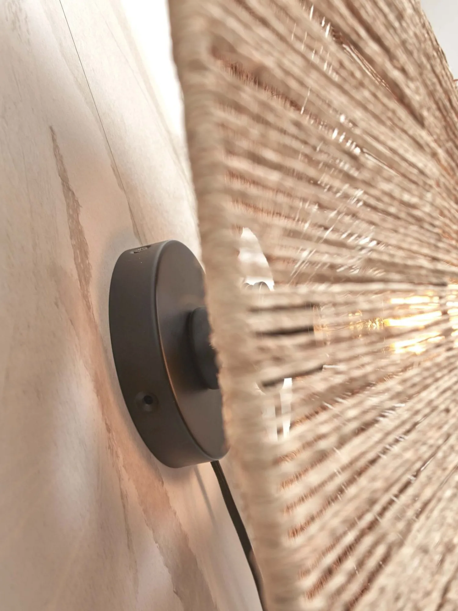 Wandlampen|Wandlampen-Good&Mojo Iguazu S Wandlamp Natural