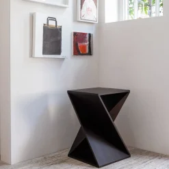 Houten Bijzettafels-WOOOD Ikem Bijzettafel Dark Brown