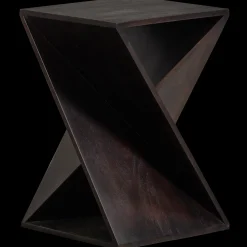 Houten Bijzettafels-WOOOD Ikem Bijzettafel Dark Brown
