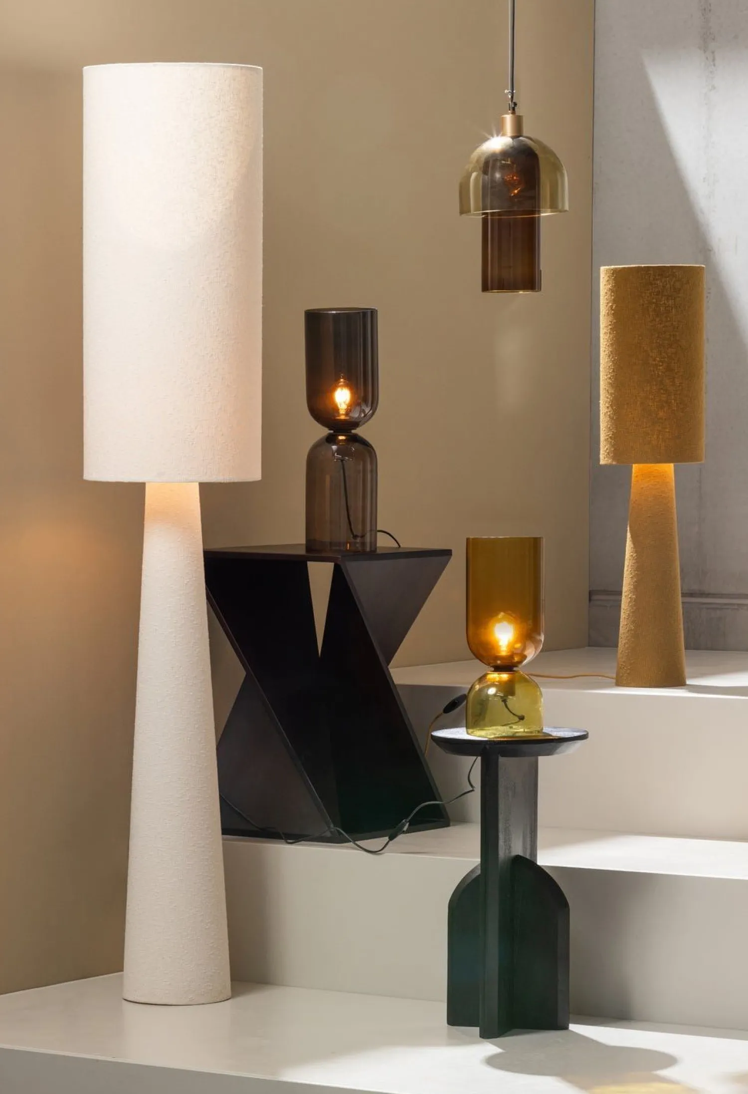 Houten Bijzettafels-WOOOD Ikem Bijzettafel Dark Brown