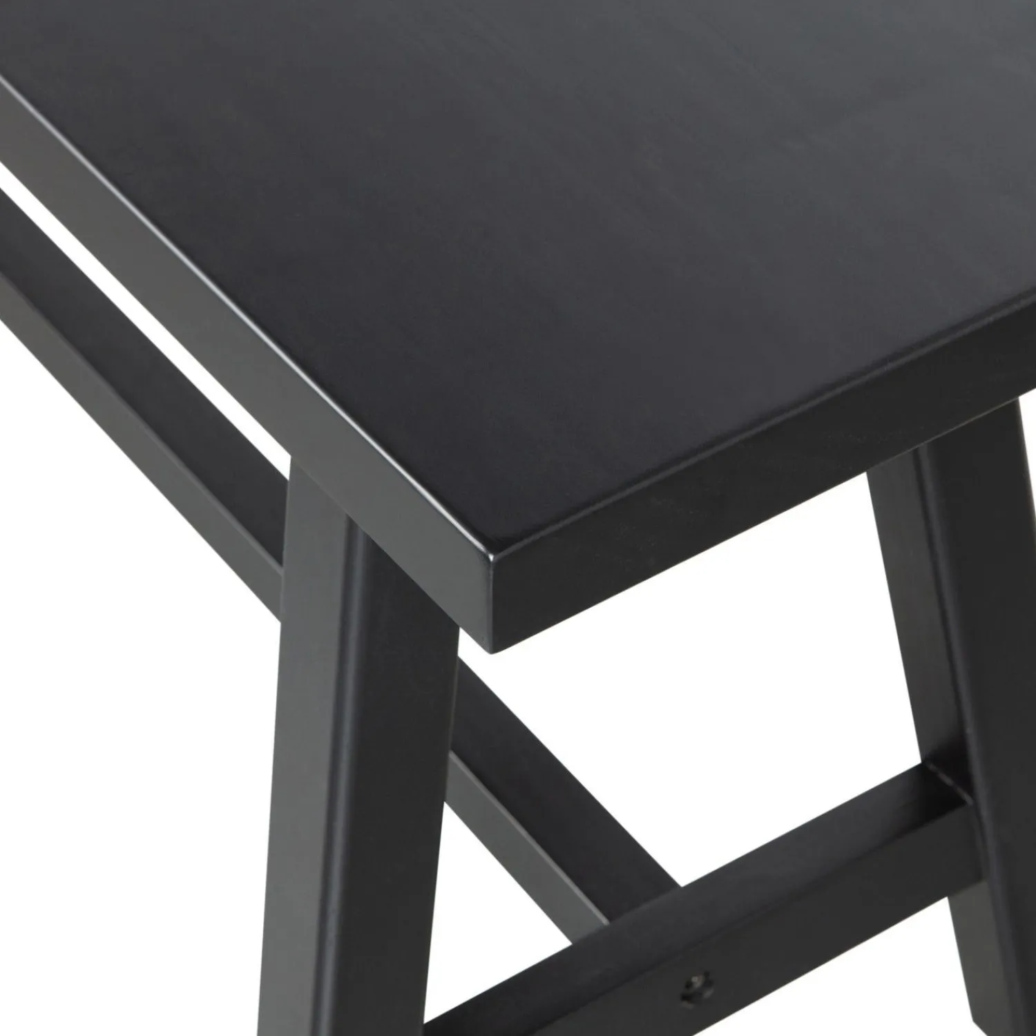 Houten Eetkamerbanken-WOOOD Imme Eetkamerbank Black