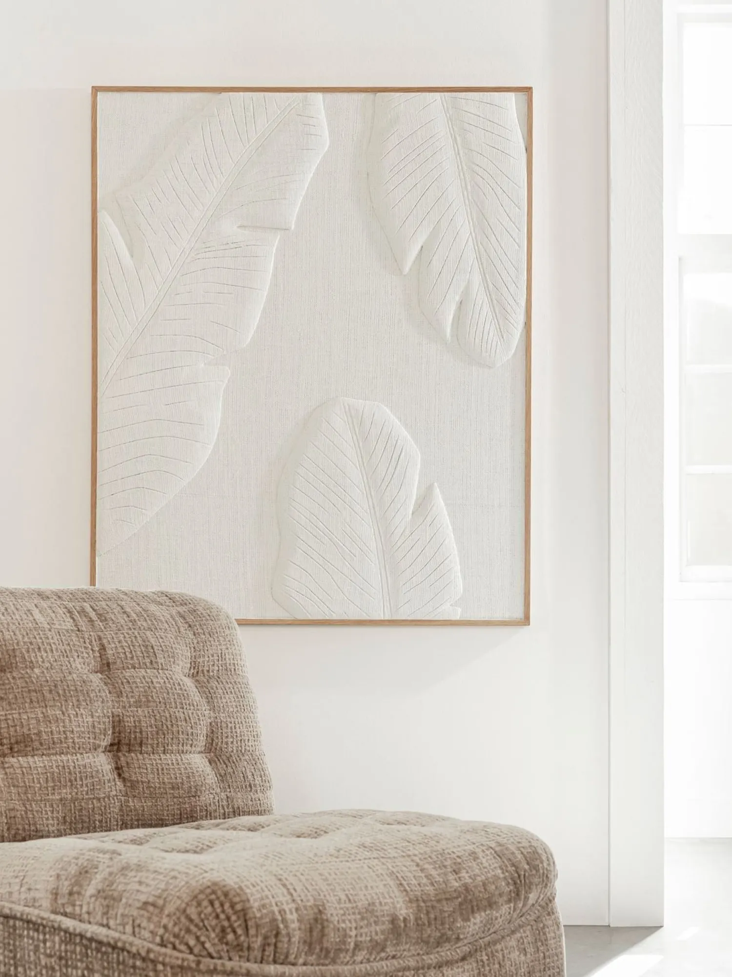 Wanddecoraties-MUST Living Indian Wanddecoratie White