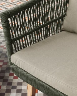 Loungesets-Kave Home Inti Loungeset Groen