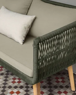 Loungesets-Kave Home Inti Loungeset Groen