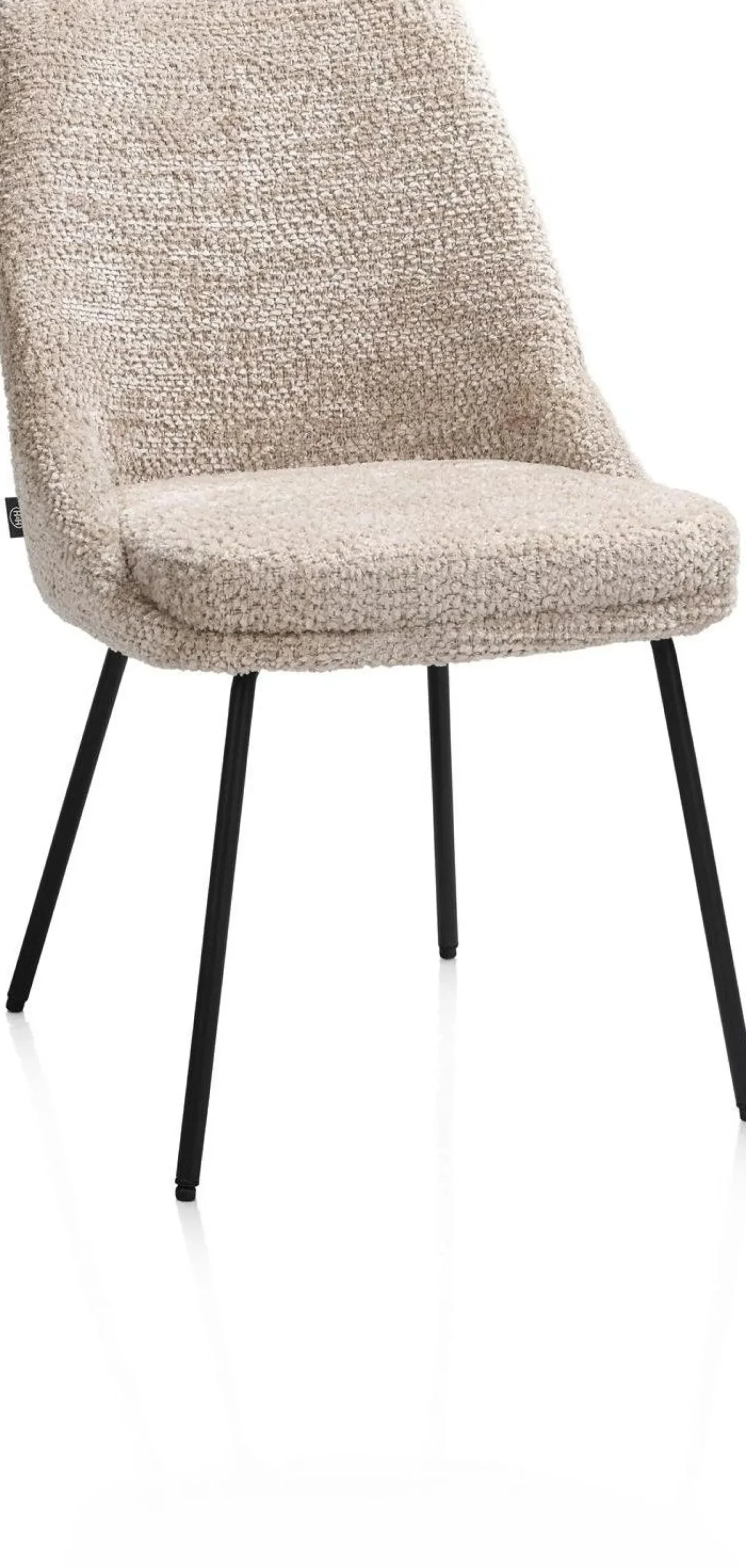 Eetkamerstoelen Zonder Armleuning-Henders en Hazel Isaac Derby Eetkamerstoel Beige