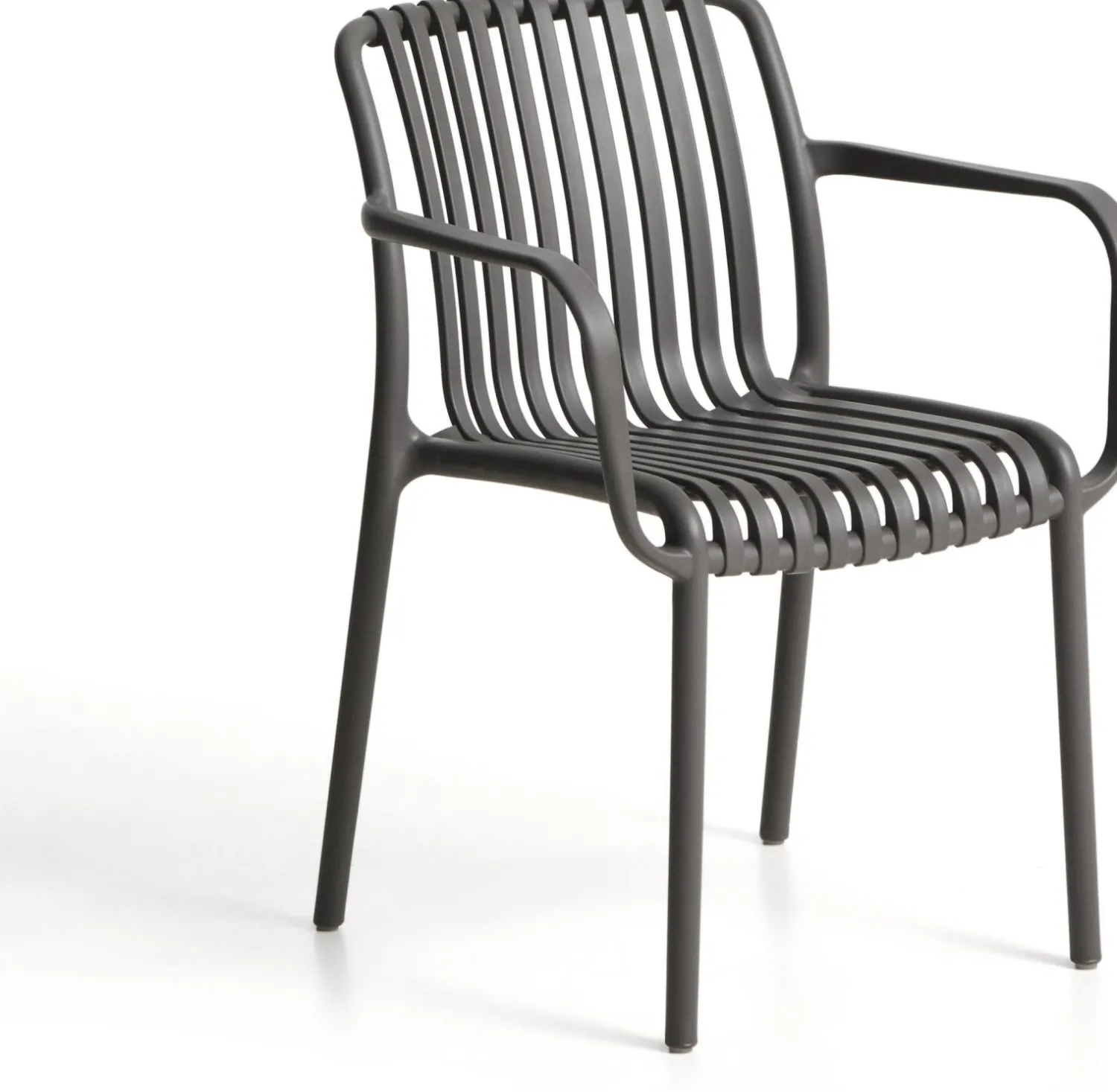 Tuinstoelen-Kave Home Isabellini Tuinstoel Antraciet