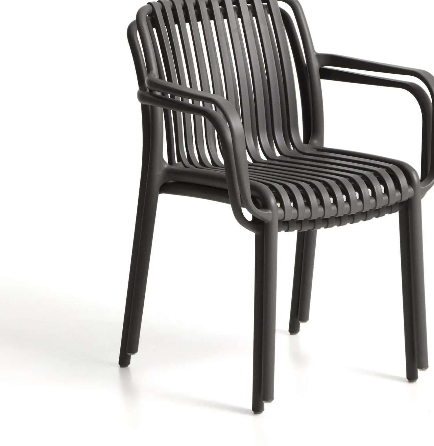 Tuinstoelen-Kave Home Isabellini Tuinstoel Antraciet