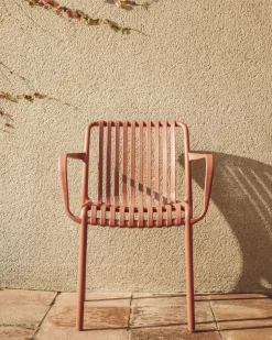 Tuinstoelen-Kave Home Isabellini Tuinstoel Terracotta