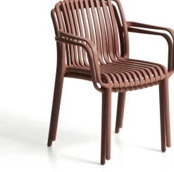 Tuinstoelen-Kave Home Isabellini Tuinstoel Terracotta