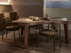 Houten Eettafels|Organische Eettafels-Linteloo Isola Eettafels Zwart