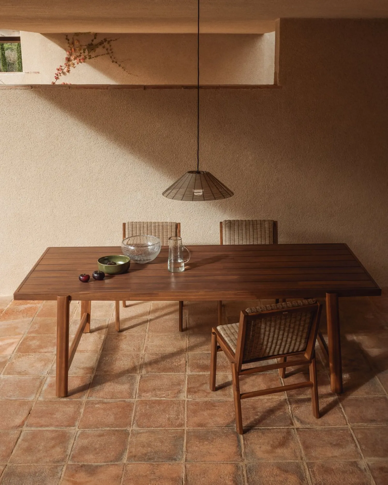 Tuintafels-Kave Home Itani Tuintafel Bruin
