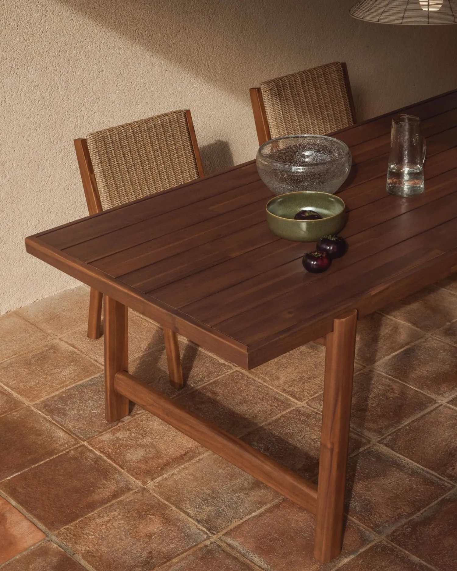 Tuintafels-Kave Home Itani Tuintafel Bruin