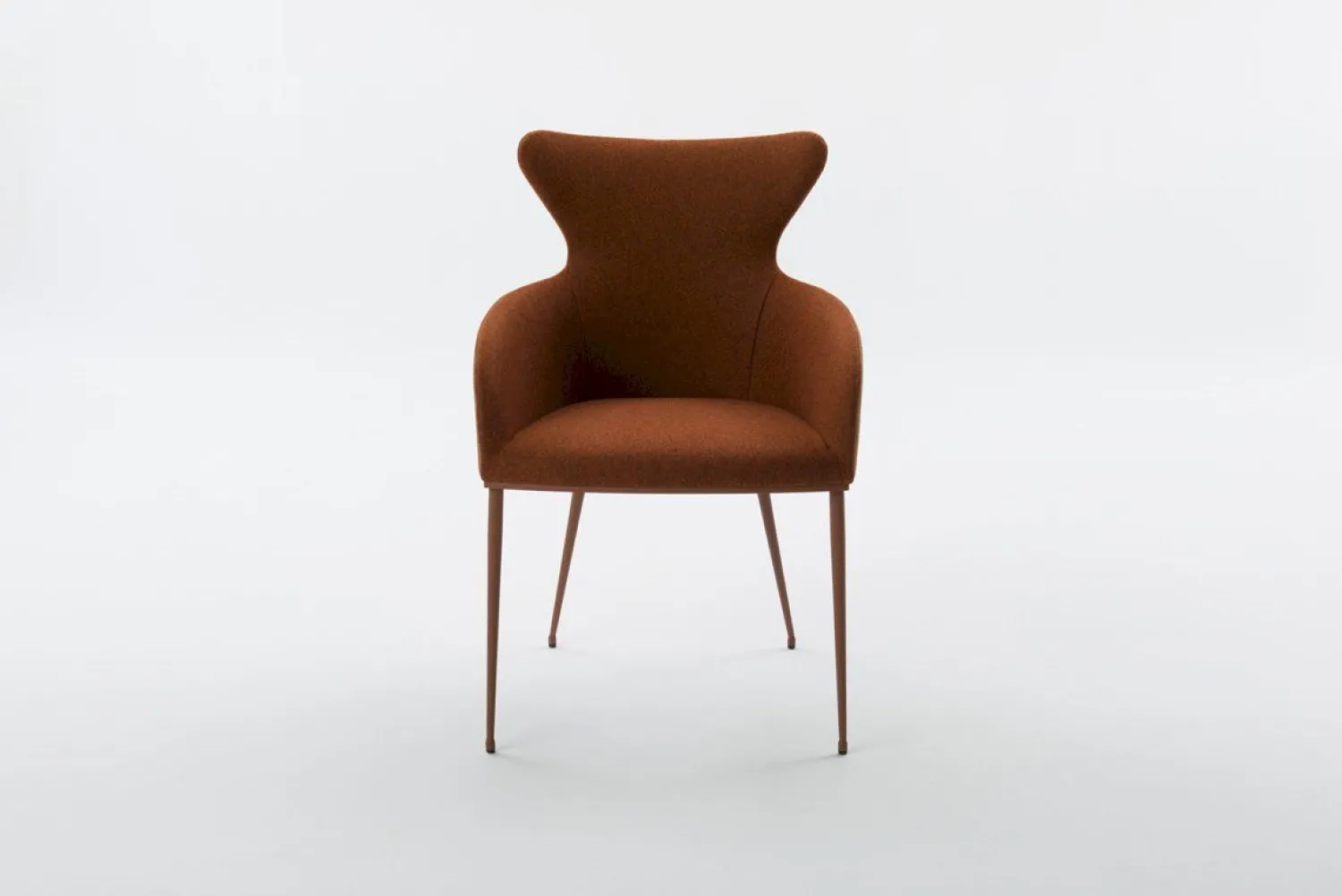 Design Stoelen|Draaibare Eetkamerstoelen-Bert Plantagie Iuno Armstoel Kurkuma