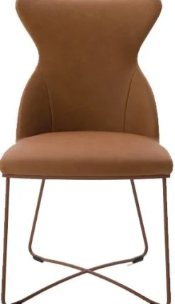 Design Stoelen|Draaibare Eetkamerstoelen-Bert Plantagie Iuno Eetkamerstoel Amaretto