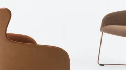 Design Stoelen|Draaibare Eetkamerstoelen-Bert Plantagie Iuno Eetkamerstoel Amaretto