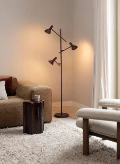 Moderne Vloerlampen|Vloerlampen-It's about RoMi Izmir Vloerlamp Burgundy