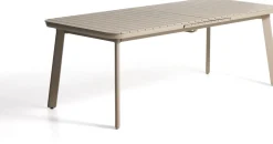 Tuintafels-Kave Home Izola Tuin Uitschuiftafel Beige