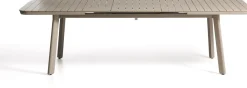 Tuintafels-Kave Home Izola Tuin Uitschuiftafel Beige