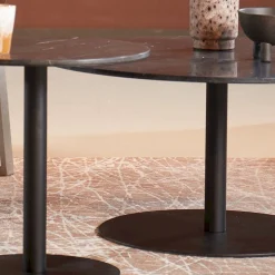 Ronde Salontafels-Eijerkamp Collectie Jake Salontafel Black