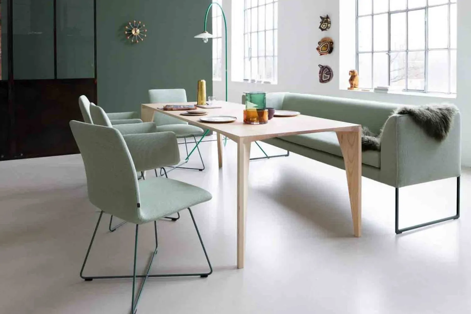 Design Stoelen-COR Jalis Eetkamerstoel Grijs