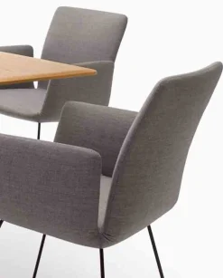 Design Stoelen-COR Jalis Eetkamerstoel Grijs