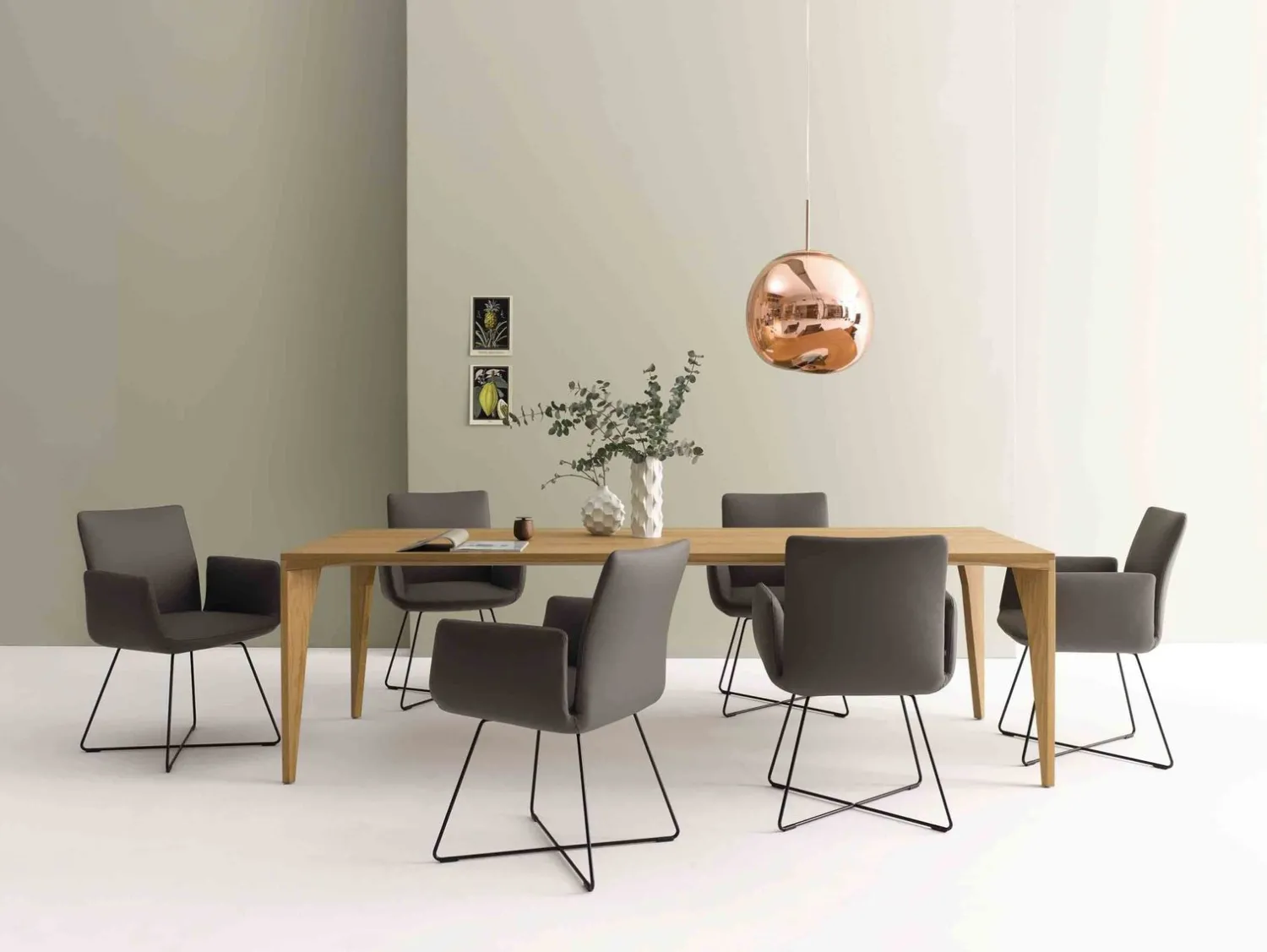 Design Stoelen-COR Jalis Eetkamerstoel Grijs