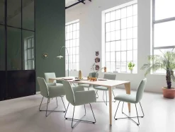 Design Stoelen-COR Jalis Eetkamerstoel Grijs