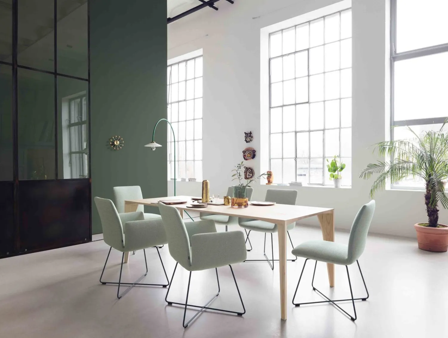 Design Stoelen-COR Jalis Eetkamerstoel Grijs