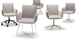 Design Stoelen-COR Jalis Eetkamerstoel Grijs