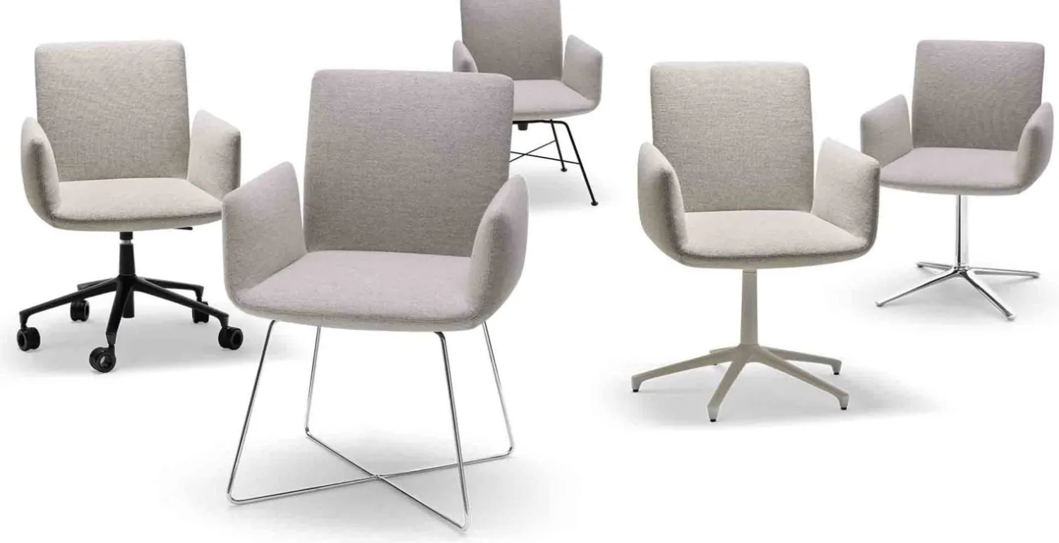 Design Stoelen-COR Jalis Eetkamerstoel Grijs
