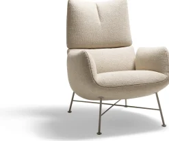 Leren Fauteuils|Design Fauteuils-COR Jalis Lounge Fauteuil Beige