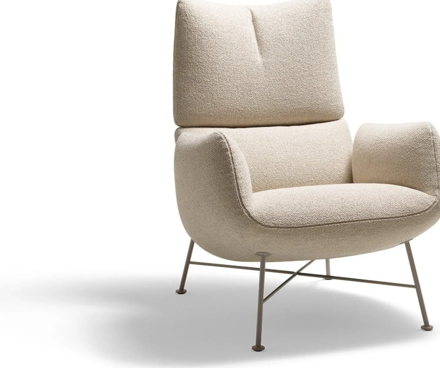 Leren Fauteuils|Design Fauteuils-COR Jalis Lounge Fauteuil Beige