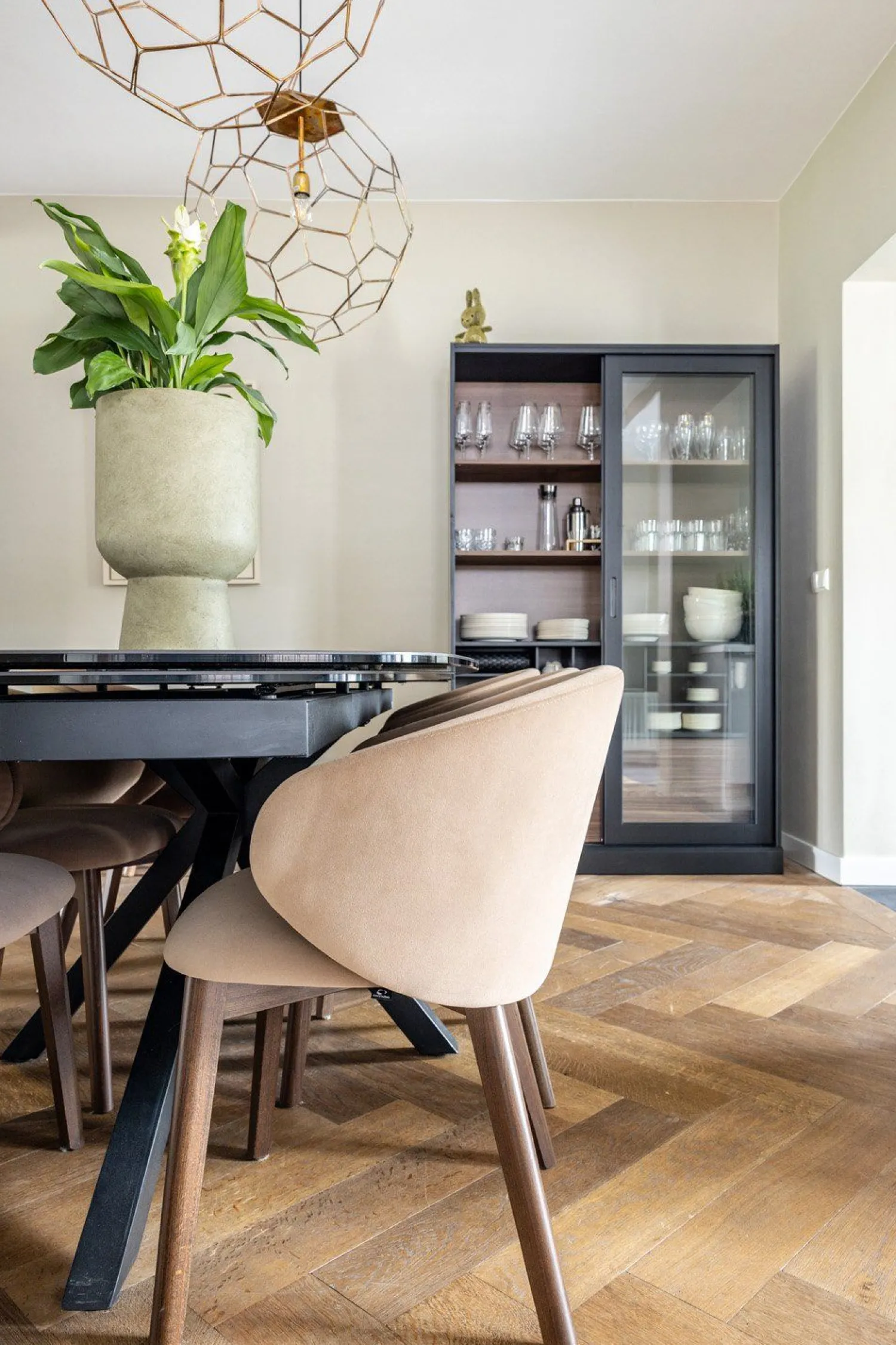 Vitrinekasten|Buffetkasten-WOOOD James Buffetkast Zwart